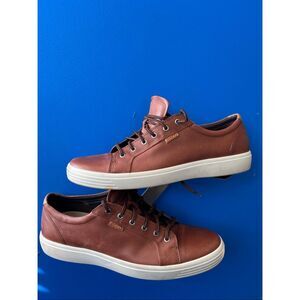 Ecco Brown Soft Leather Sneakers Men's 50 (US 16)